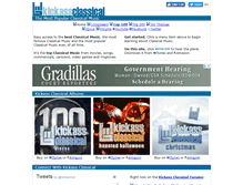 Tablet Screenshot of kickassclassical.com